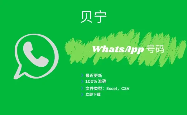 贝宁 WhatsApp 号码