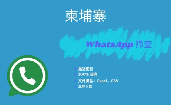 柬埔寨 WhatsApp 筛查