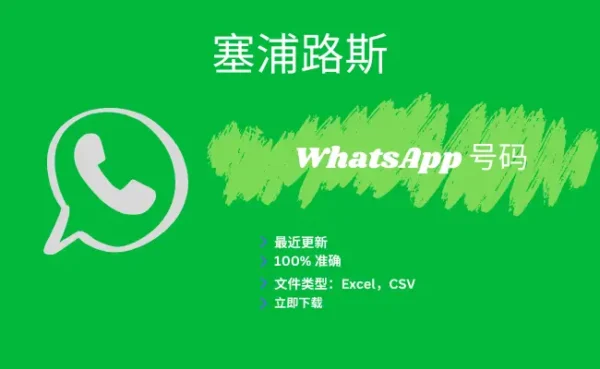 塞浦路斯 WhatsApp 号码