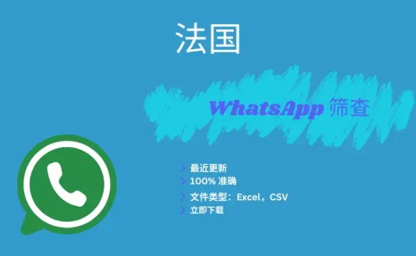 法国 WhatsApp 筛查