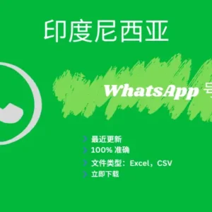 印度尼西亚 WhatsApp 号码