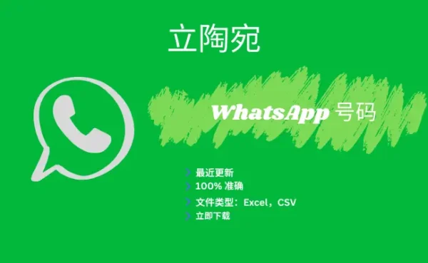 立陶宛 WhatsApp 号码