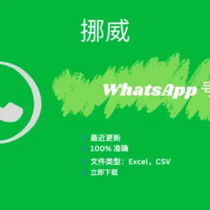 挪威 WhatsApp 号码