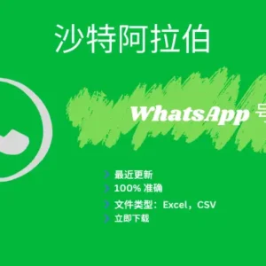 沙特阿拉伯 WhatsApp 号码